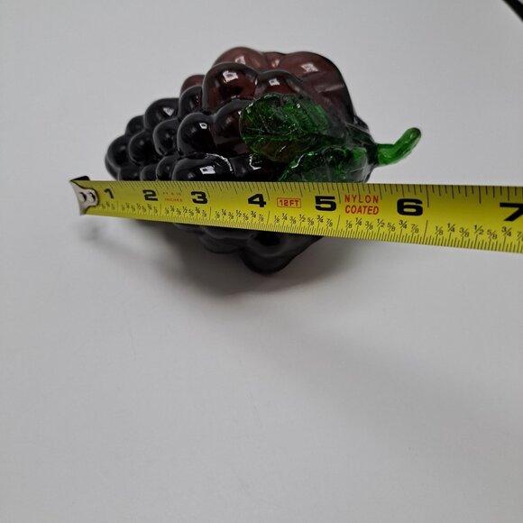 Blenko Blown Art Glass Grape Cluster Purple Green Decor - Picture 7 of 8